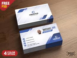 A modern business card template for creative professionals. Modern Business Cards Design Psd Psd Zone