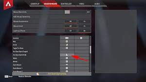 How To Turn Off Toggle Aim In Apex Legends