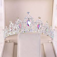 Ceiling Ornament Gold Bridal Crown Tiara For Bride