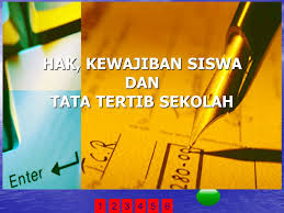 Poster kelas adalah poster yang berada didalam kelas pelajar yang bertujuan untuk memotivasi pelajar, adapun juga poster tata tertib kelas. Hak Kewajiban Siswa Dan Tata Tertib Sekolah Ppt Download