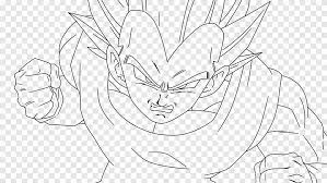 Dragon ball z drawings goku and vegeta. Vegeta Goku Dragon Ball Z Burst Limit Majin Buu Drawing Goku Angle White Png Pngegg