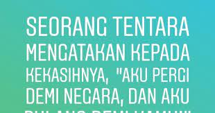 Sd abdi negara (akreditasi a). Inspirasi Terbaru 33 Kata Romantis Ldr Tentara