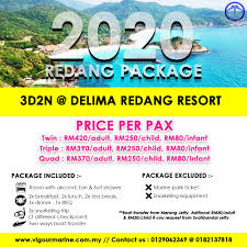 Tinggal beberapa hari lagi sebelum umat islam menyambut hari raya aidilfitri. 3d2n Delima Redang Resort Charter Boat Redang Island Boat