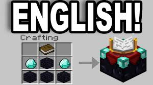 English to minecraft enchanting table language. Minecraft How To Change The Enchantment Table Language To English Pc Mac Hd Youtube
