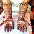 Heavy mehndi designs for the front hands feature intricate product image