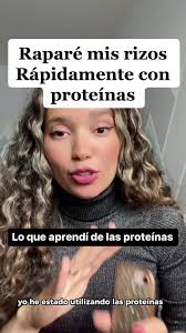 Raparé mis rizos Rápidamente con proteínas