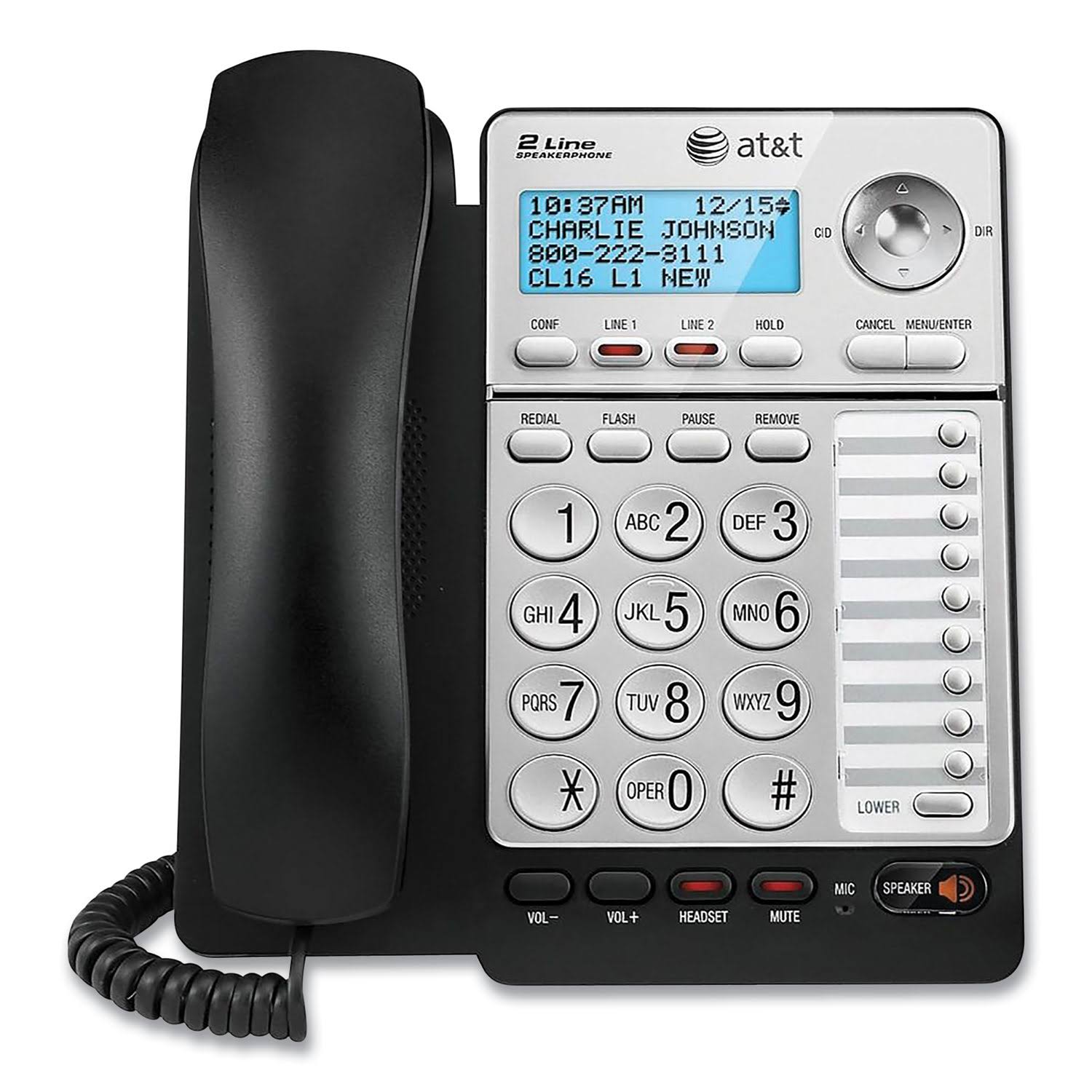 AT&T ml17928 Two-Line Corded Speakerphone
