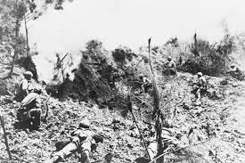 The first americans ashore were soldiers of the 77th infantry division, who landed in the kerama islands, 15 mi (24 km) west of okinawa on 26 march. Battle Of Okinawa The Bloodiest Battle Of The Pacific War