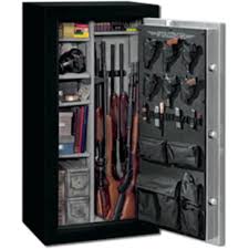 The interior features molded barrel rests which will accommodate single and side by side barrel configurations, also included are easy to install scoped rifle standoffs which help maximize. Stack On 22 Total Defense Gun Safe W Door Storage Medium Matte Black Silver Free Shipping Over 49