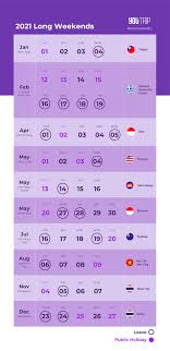 Singapore Public Holidays 2021 Maximise 10 Long Weekends Blog Youtrip Singapore