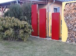 Stele Sichtschutz 180 Cm Hoch Und 50 Cm Breit Sichtschutz Pflanzkasten Glasscheiben