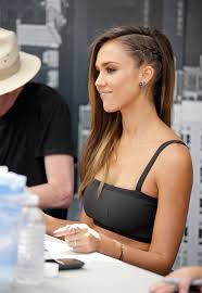 Afro style long box braids are never out of fashion. Tight Side Braid On Jessicaalba Fashion Amazing Hair Cool Hairstyle Hair Color Diy Hair Hair Styles Long Hair Styles Side Braid Hairstyles