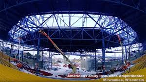 summerfest amphitheater roof raised as part of 50m renovation