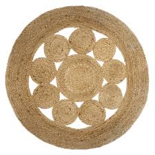 Ein teppich aus unserem angebot verschönert ihr zuhause nicht nur, sondern eignet sich auch. Boho Jute Teppich Rund O80cm