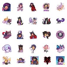 Cheap 10 50pcs Anime Aphmau stickers Aphmau cat graffiti Stickers for DIY  Luggage Laptop Skateboard Motorcycle Bicycle Sticker 