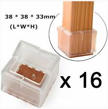 Furniture feet nail, square chair table leg protector pad 31mm x 12mm 20pcs. 16pcs Furniture Table Cover Square Chair Leg Cap Feet Silicone Protector Pads Ebay
