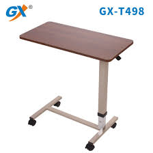 Check spelling or type a new query. Manual Height Adjustable Overbed Table With Four Universal Lockable Casters China Bedside Table Bed Desk Made In China Com