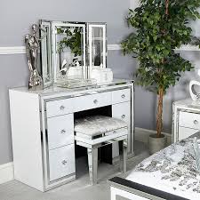 Vanity set with mirror has a lot of advantages. Dressing Tables Mirrors Stools Bedroom Furniture F D Interiors Free Delivery