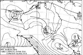 Mean Sea Level Pressure Analysis Chart For 11 Pm Est 18