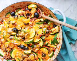 Zucchini And Ground Beef Skillet Recipe Recipes Ground Beef Recipes Squash Recipes