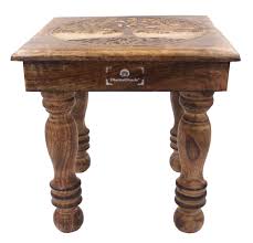 Dharmaobjects Solid Carved Shrine Meditation In 2020 Solid Mango Wood Living Room Furniture Mango Wood