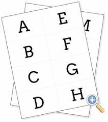 Large printable alphabet flash cards. Alphabet Flashcards Worksheetworks Com