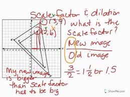 You can calculate the scale factor of two shapes using a very specific me. Scale Factor And Dilation Youtube