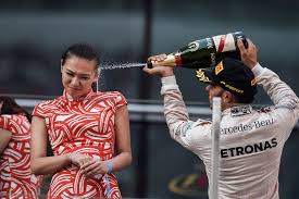 Vanguard news is a daily news publication in nigeria covering latest news, breaking news, politics, relationships, entertaiment and sports. Shanghai F1 Grid Girl Says She Didn T Think Too Much About Being Sprayed With Champagne By Lewis Hamilton Shanghai Daily