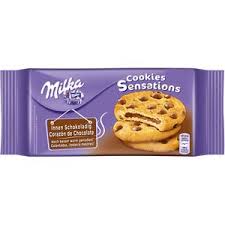 Milka Cookies Sensation 156g Chocolate Filling Chocolate Milk Cookies