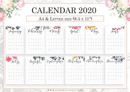 Wall Calendar Printable 2020 2021 2022 Wall Calendar Etsy In 2020 Calendar Printables Wall Calendar Calendar