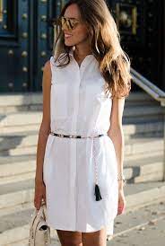 White Shirt Dress Summer Dress Outfits Summer Dresses Shirt Dress Summer