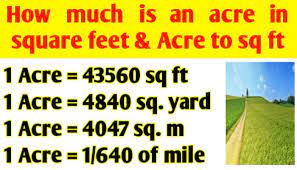 So multiply the number with 43560, in order to convert it into square feet. How Much Is An Acre In Square Feet Acre To Sq Ft Civil Sir