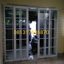 Pintu pancuran pintar double bypass terbaik lebar 1400mm 2 way. Jual Pintu Sliding Aluminium 240 X 220 Kota Depok Jendela Aluminium Tokopedia