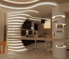 ديكور جبس مطبخ مفتوح