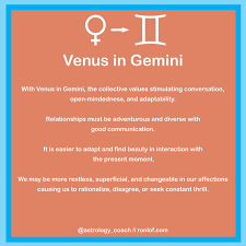 Venus In Gemini June 8th To July 3rd 2019 Ronlof Artist Astro Coach Venus In Gemini Astrology Gemini Venus In Cancer
