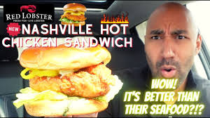 When you want to impress dinner guests in the most delicious way, try this hot chicken waffle sandwich! Red Lobster New Nashville Hot Chicken Sandwich Youtube