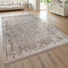 Feste werden hier begangen, man trifft sich mit freunden, entspannt abends vor dem fernseher. Wohnzimmer Teppich Kurzflor Mit Orient Optik Used Optik In Beige Kaufen Bei Diva Teppich Center