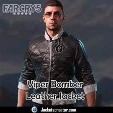 Bomber Style Letterman Far Cry 5 Viper Jacket Jackets Creator Jackets Leather Bomber Jacket Leather Jacket