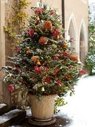3 Adirondack Topiary Prelit Potted Tree With Clear Lights Outdoor Christmas Tree Outdoor Christmas Decorations Outdoor Christmas