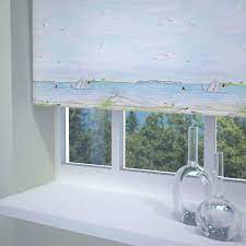 Multiple lining and control options make for easy, practical use. Sea View Ready Made Daylight Roller Blind In Multi Terrys Fabrics Uk