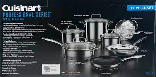 4.5 (8 reviews) 1 answered question. Cuisinart Professional Series Stainless Steel 11 Pc Set Walmart Com Walmart Com