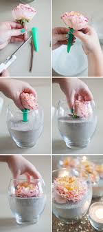 Make These Gorgeous Sand And Flower Centerpieces Sand Centerpieces Flower Centerpieces Wedding Centerpieces Diy