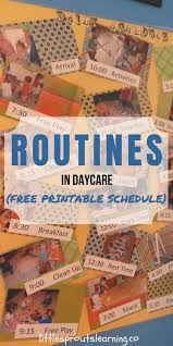 Keep scrolling to choose printables by category. Home Daycare Routines With Free Printable Daycare Daily Schedule