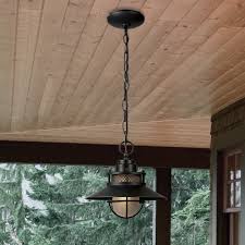 Breakwater Bay Stockley 1 Bulb 9 4 H Outdoor Pendant Reviews Wayfair