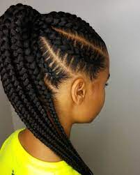 Purple box braids for attractive women. Cornrows For Natural Hair Growth 2020 Novocom Top