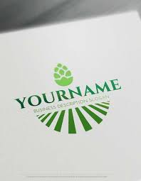 Create Green Field Logo Design With The Free Logo Maker Logo Design Software Free Logo Online Logo Design