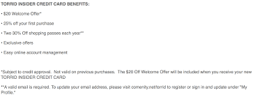 Not valid on previous purchases, clearance, gift cards, or as payment on your torrid credit card. Torrid Credit Card Review Guide In2020 Apply Now Creditcardapr Org