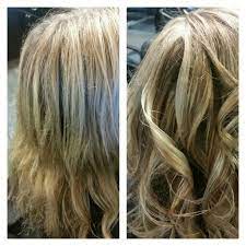 Before Washed Out Summer Highlights After Refreshed Highlights With Added Warm Lowlights And Redken S New Ph B Artistic Hair Redken Color Extend Hair Color