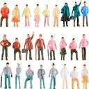 Amazon.com: Gejoy 100 Pieces People Figurines 1:75 Scale Model ...