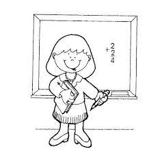 Oficios Y Profesiones Para Colorear Oficios Y Profesiones Dibujos De Profesiones Maestra Para Colorear